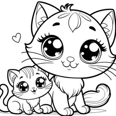 Cat and Kitten