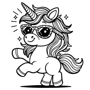 Cool unicorn
