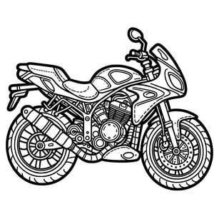 Fast racing motorcycle