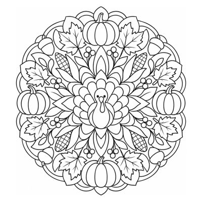 Thanksgiving mandala