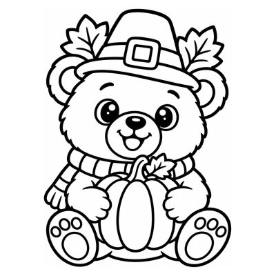 Thanksgiving teddy bear