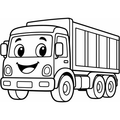 Big Monster Truck coloring page to print (free PDF) - Lilocolors